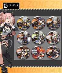 Zenless Zone Zero Ellen Nekomata Miyabi Badges