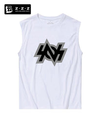 Wise Sleeveless T-shirt -White