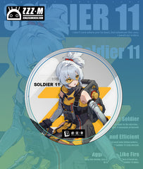 Soldier 11 Metal Badge