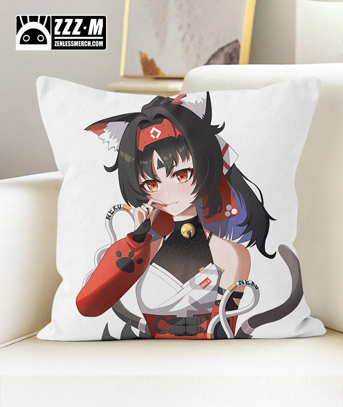 Nekomiya Throw Pillow