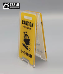 Zenless Zone Zero Bangboo Caution Wet Floor Signs Acrylic Stand