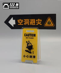 Zenless Zone Zero Bangboo Caution Wet Floor Signs Acrylic Stand