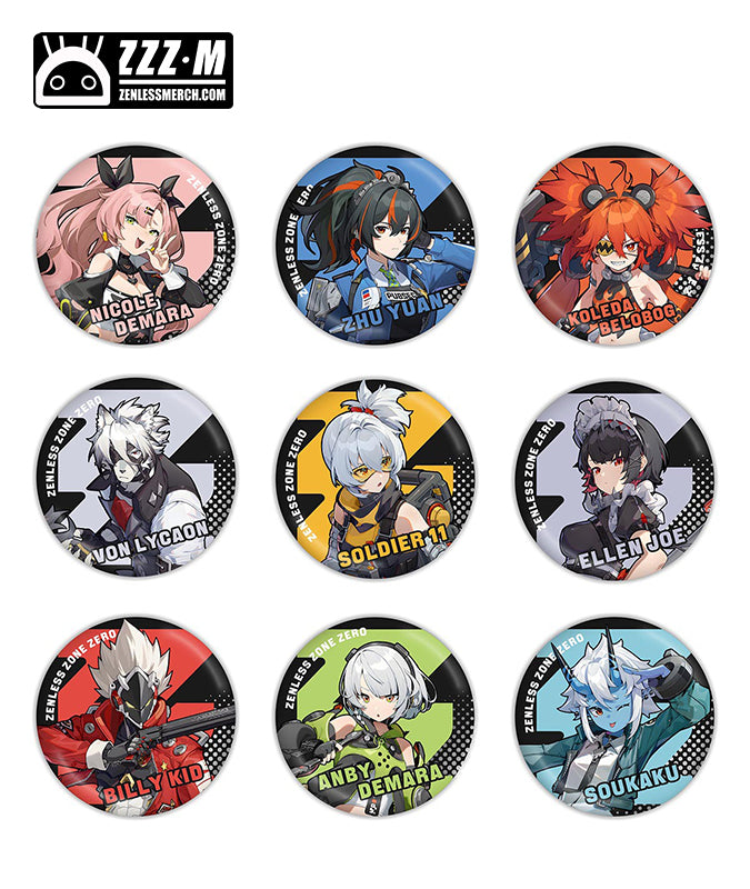 Zenless Zone Zero Character Badges